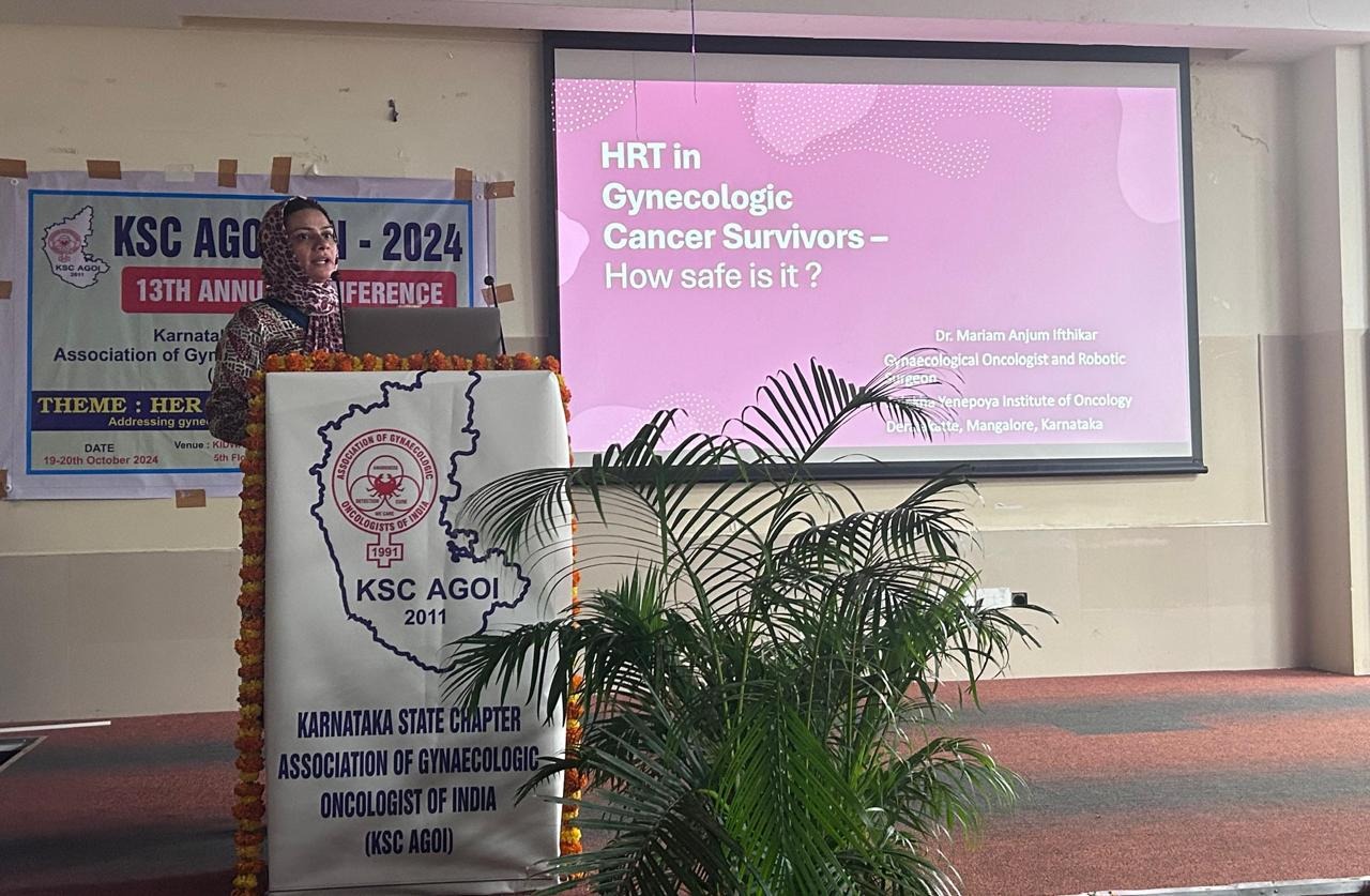Dr. Mariam Anjum — HRT in Gynae Cancer Survivors — KSC AGOICON 2024